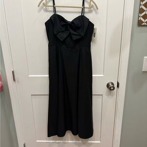 Women's Bow Midi Dress - A New Day Black